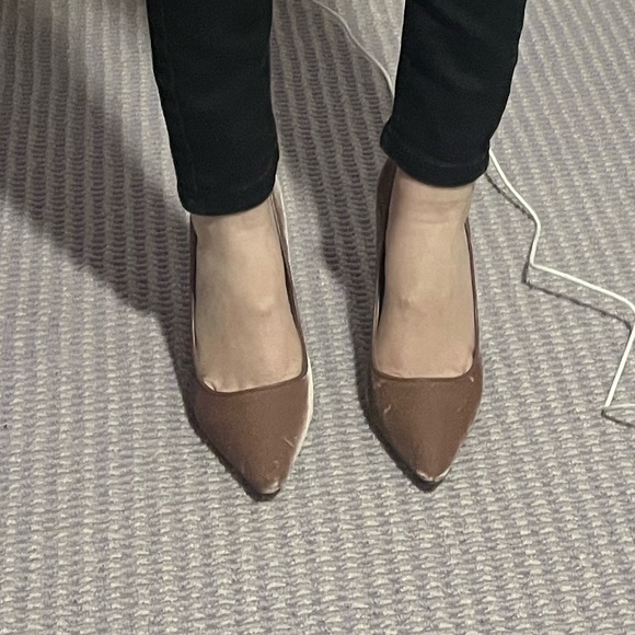 Jimmy Choo, sexy, dusty, pink velvet, stiletto heels, size 7.5 - Picture 4 of 10